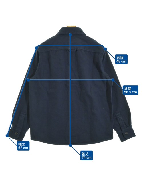 A.P.C.（アーペーセー）カジュアルシャツ 紺 サイズ:M メンズ/2200671791155