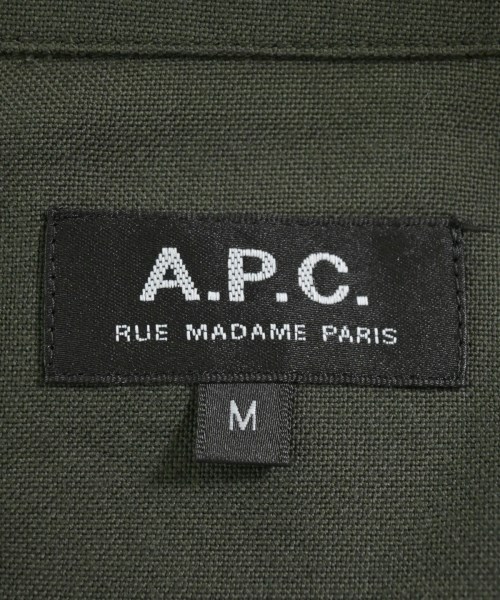 A.P.C.（アーペーセー）カジュアルシャツ カーキ サイズ:M メンズ/2200671791193