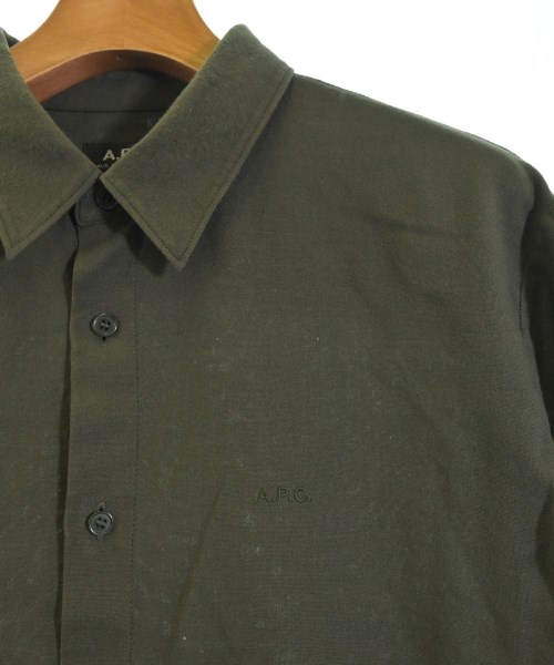 A.P.C.（アーペーセー）カジュアルシャツ カーキ サイズ:M メンズ/2200671791193