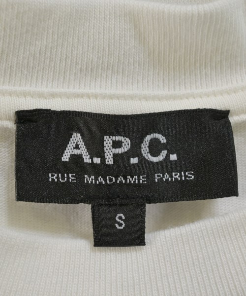 A.P.C.（アーペーセー）Tシャツ・カットソー 白 サイズ:S メンズ/2200677223018