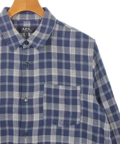 A.P.C.（アーペーセー）カジュアルシャツ グレー サイズ:L メンズ/2200672705694