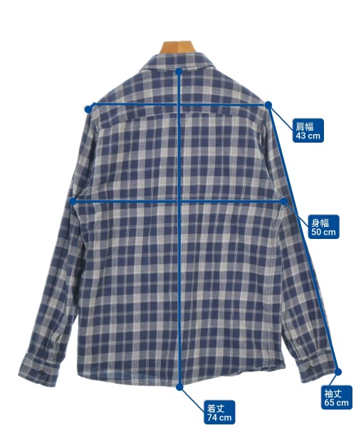 A.P.C.（アーペーセー）カジュアルシャツ グレー サイズ:L メンズ/2200672705694