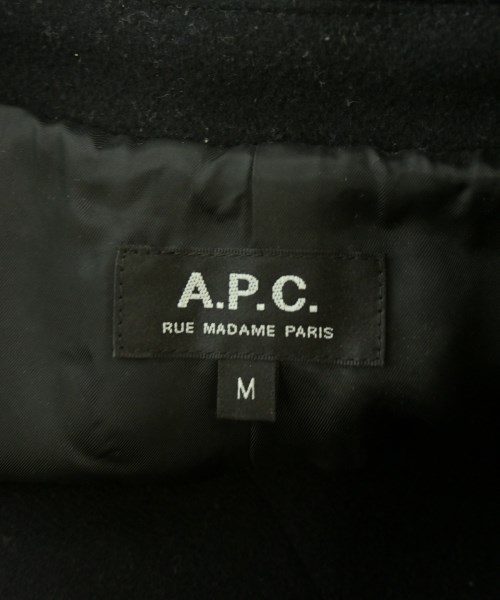 A.P.C.（アーペーセー）ステンカラーコート 黒 サイズ:M メンズ/2200677896014