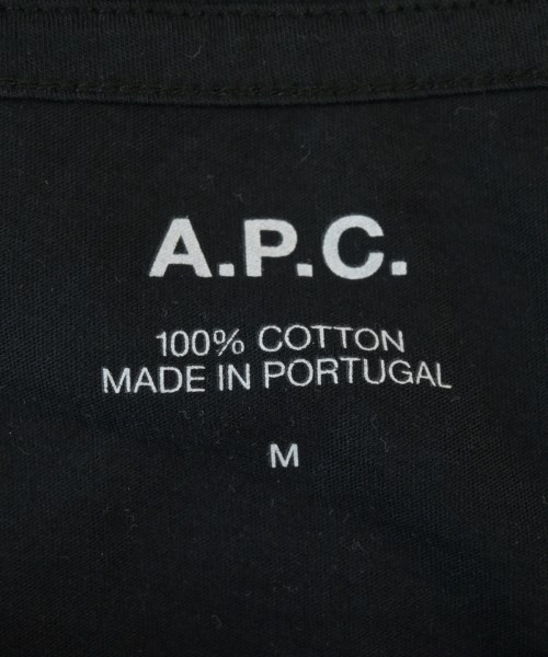 A.P.C.（アーペーセー）Tシャツ・カットソー 黒 サイズ:M メンズ/2200677896038