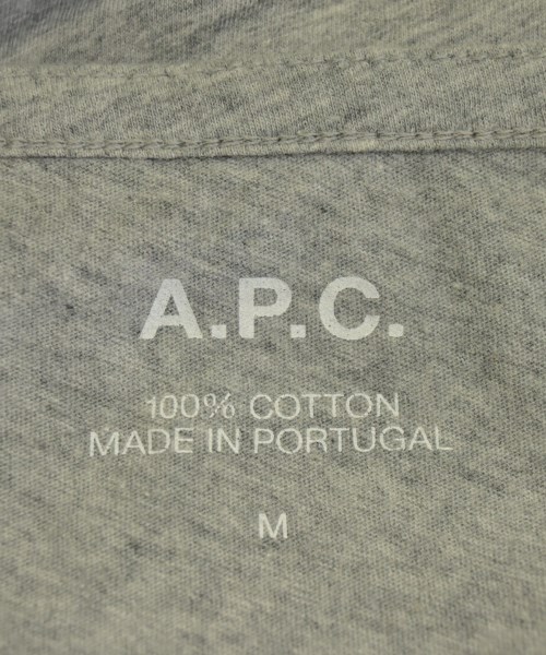 A.P.C.（アーペーセー）Tシャツ・カットソー グレー サイズ:M メンズ/2200677896045