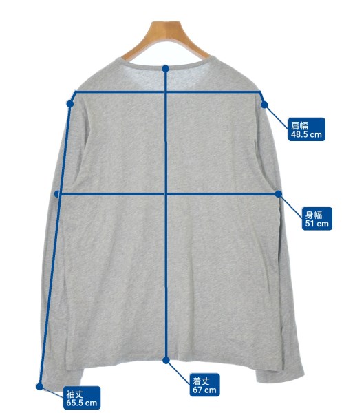 A.P.C.（アーペーセー）Tシャツ・カットソー グレー サイズ:M メンズ/2200677896045