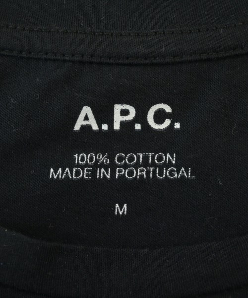 A.P.C.（アーペーセー）Tシャツ・カットソー 黒 サイズ:M メンズ/2200677896052