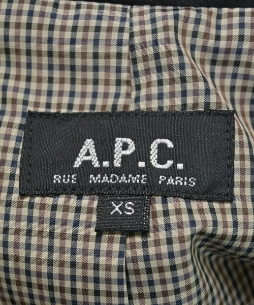 A.P.C.（アーペーセー）ステンカラーコート 黒 サイズ:XS メンズ/2200676010121