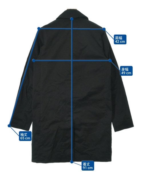 A.P.C.（アーペーセー）ステンカラーコート 黒 サイズ:XS メンズ/2200676010121