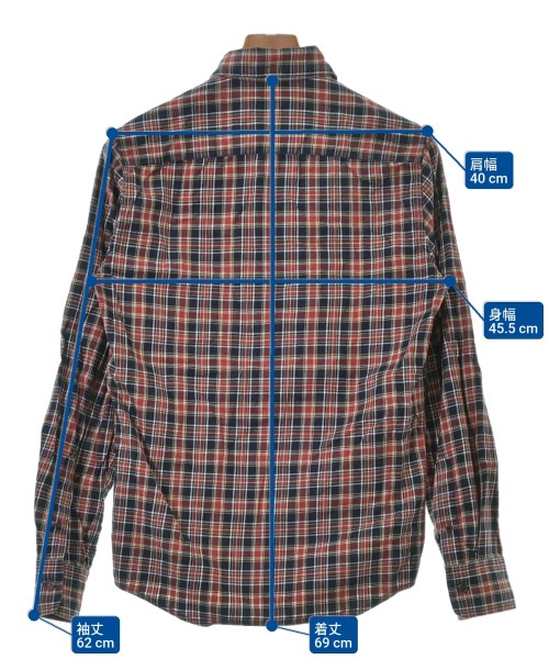 A.P.C.（アーペーセー）カジュアルシャツ 紺 サイズ:XS メンズ/2200676010138