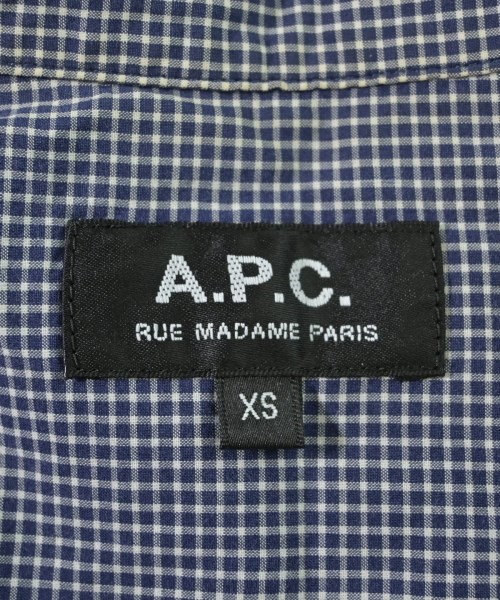 A.P.C.（アーペーセー）カジュアルシャツ 紺 サイズ:XS メンズ/2200676010145