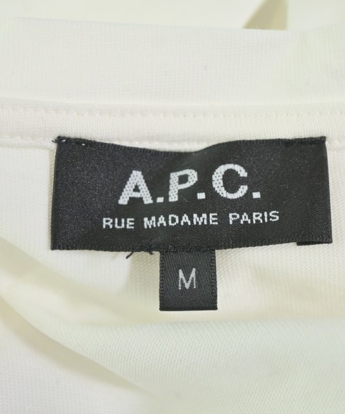 A.P.C.（アーペーセー）Tシャツ・カットソー 白 サイズ:M メンズ/2200678667026