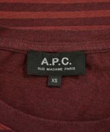 A.P.C.（アーペーセー）Tシャツ・カットソー 赤 サイズ:XS メンズ/2200678442029
