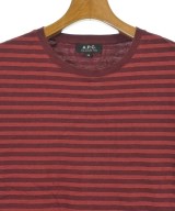 A.P.C.（アーペーセー）Tシャツ・カットソー 赤 サイズ:XS メンズ/2200678442029