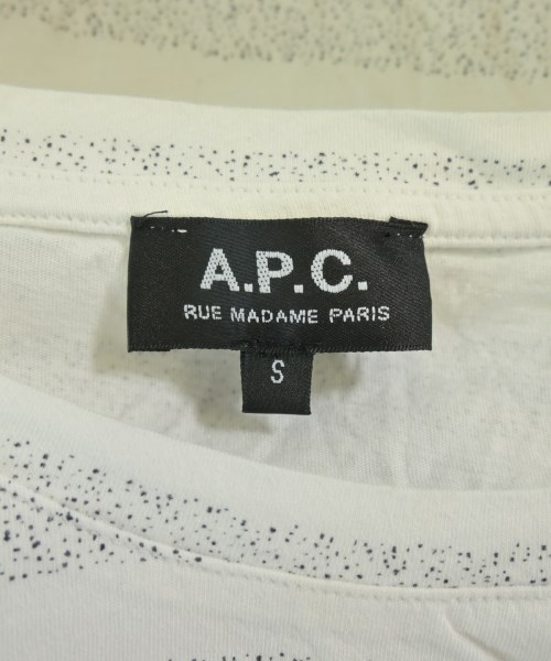 A.P.C.（アーペーセー）Tシャツ・カットソー 白 サイズ:S メンズ/2200678442036