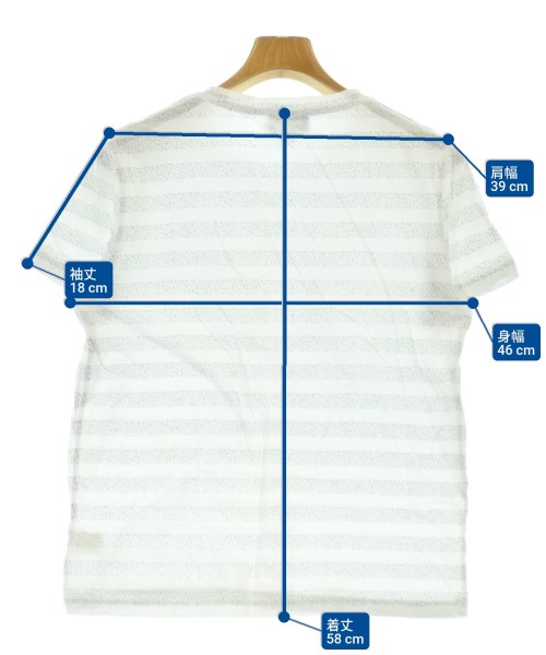 A.P.C.（アーペーセー）Tシャツ・カットソー 白 サイズ:S メンズ/2200678442036