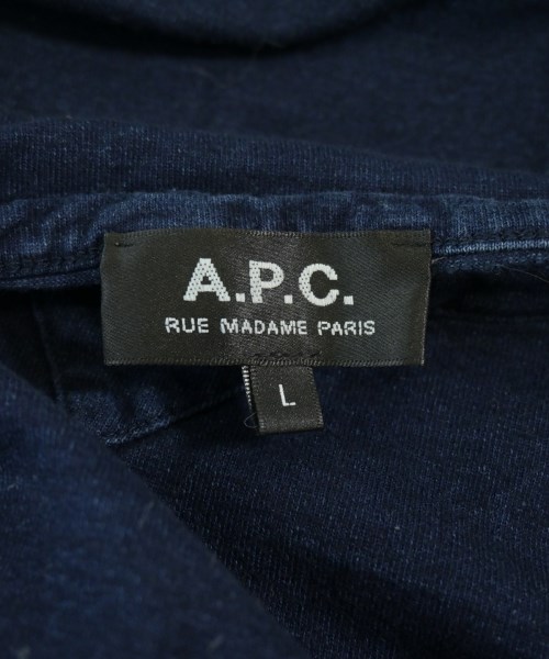 A.P.C.（アーペーセー）Tシャツ・カットソー 紺 サイズ:L メンズ/2200678442043
