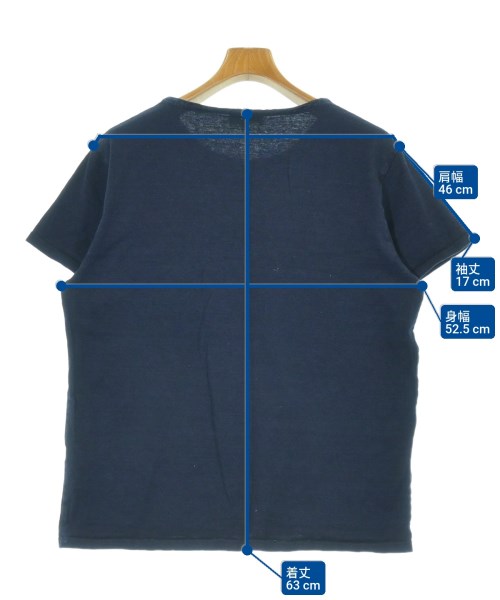 A.P.C.（アーペーセー）Tシャツ・カットソー 紺 サイズ:L メンズ/2200678442043