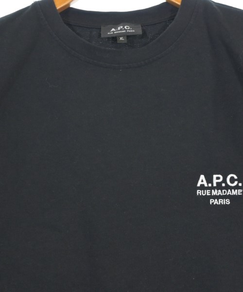 A.P.C.（アーペーセー）Tシャツ・カットソー 黒 サイズ:XL メンズ/2200675468060