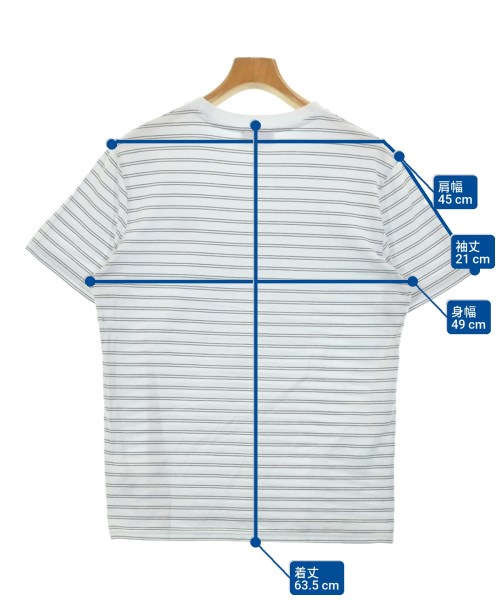 A.P.C.（アーペーセー）Tシャツ・カットソー 白 サイズ:S メンズ/2200679718017