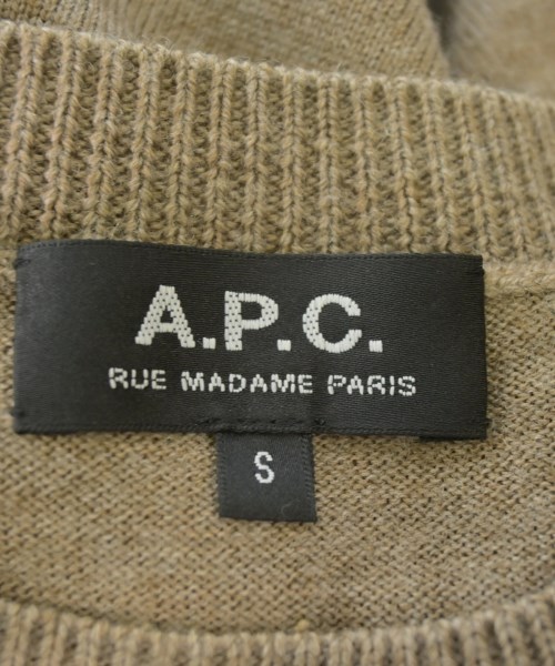 A.P.C.（アーペーセー）ニット・セーター 茶 サイズ:S メンズ/2200680426024