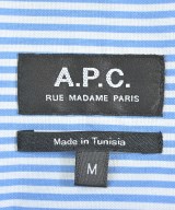A.P.C.（アーペーセー）カジュアルシャツ 青 サイズ:M メンズ/2200680714039