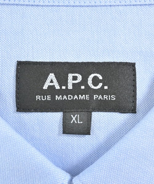 A.P.C.（アーペーセー）カジュアルシャツ 青 サイズ:XL メンズ/2200680714046