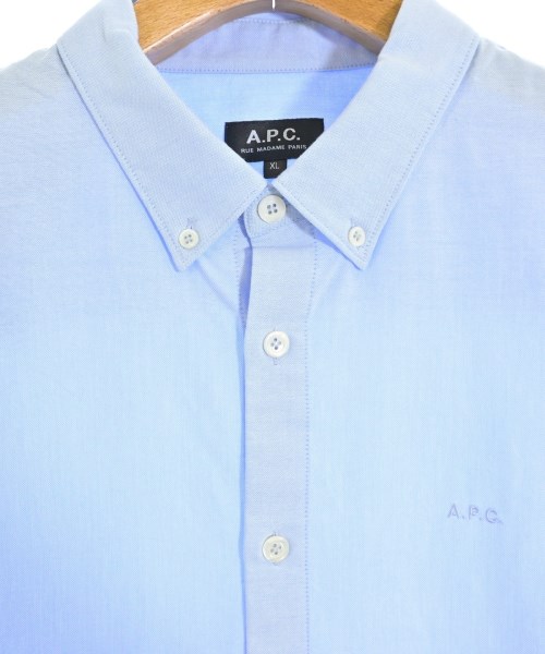 A.P.C.（アーペーセー）カジュアルシャツ 青 サイズ:XL メンズ/2200680714046