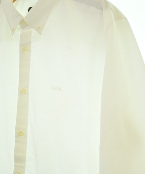 A.P.C.（アーペーセー）カジュアルシャツ 白 サイズ:XL メンズ/2200680714053