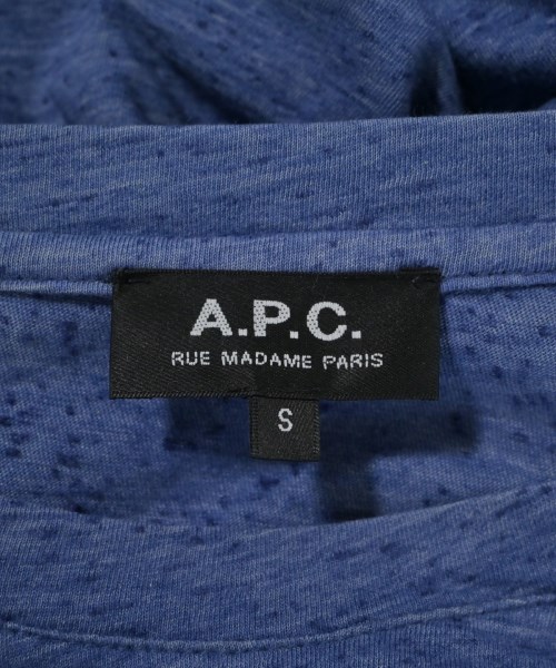 A.P.C.（アーペーセー）Tシャツ・カットソー 青 サイズ:S メンズ/2200677555065