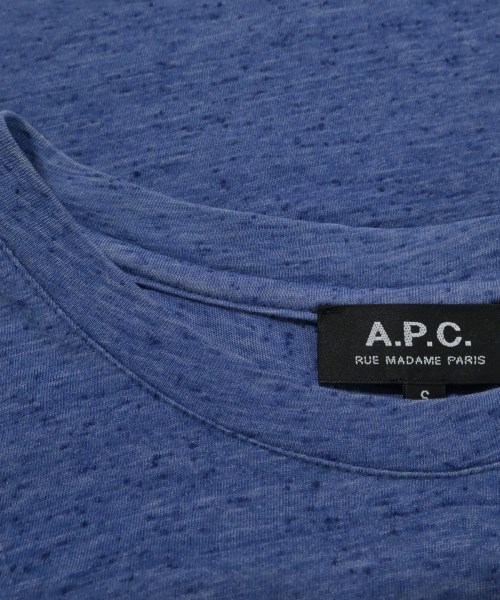 A.P.C.（アーペーセー）Tシャツ・カットソー 青 サイズ:S メンズ/2200677555065