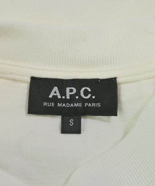 A.P.C.（アーペーセー）Tシャツ・カットソー 白 サイズ:S メンズ/2200681178038