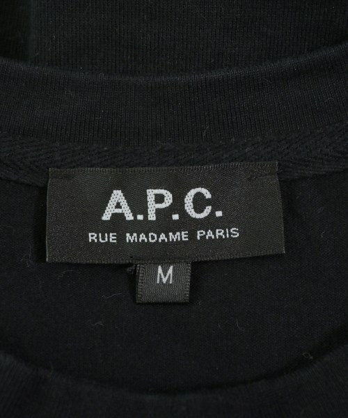 A.P.C.（アーペーセー）Tシャツ・カットソー 黒 サイズ:M メンズ/2200678453018