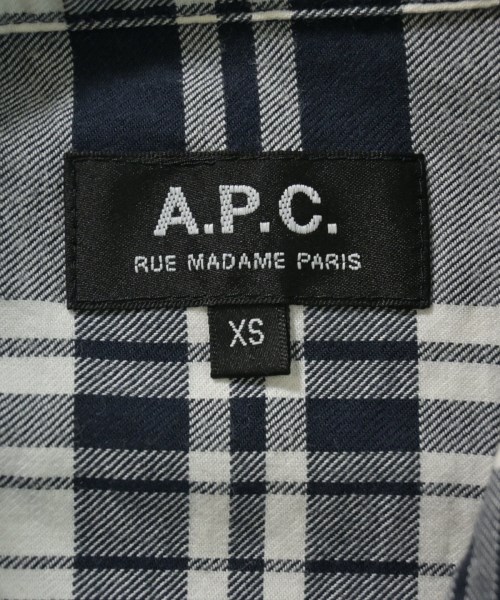 A.P.C.（アーペーセー）カジュアルシャツ 紺 サイズ:XS メンズ/2200678453032