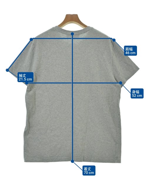 A.P.C.（アーペーセー）Tシャツ・カットソー グレー サイズ:XL メンズ/2200681665040