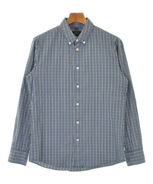 A.P.C.(アーペーセー)カジュアルシャツ 紺 サイズ:S/2200681736030