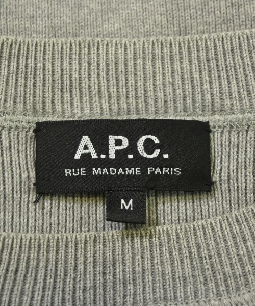 A.P.C.（アーペーセー）ニット・セーター グレー サイズ:M メンズ/2200694600021
