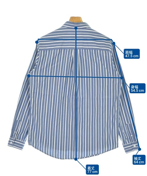 A.P.C.（アーペーセー）カジュアルシャツ 青 サイズ:M メンズ/2200694600038