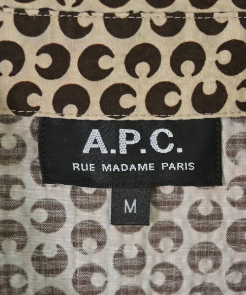 A.P.C.（アーペーセー）カジュアルシャツ ベージュ サイズ:M メンズ/2200694600052