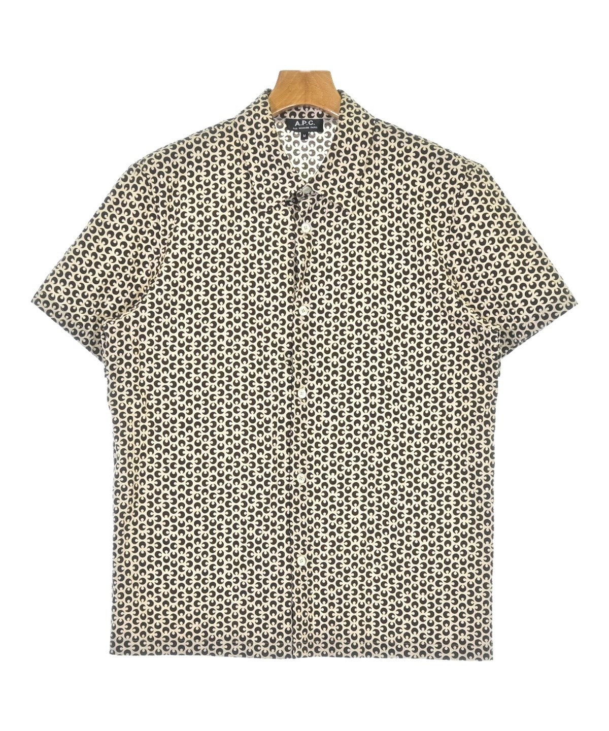 A.P.C.（アーペーセー）カジュアルシャツ ベージュ サイズ:M メンズ