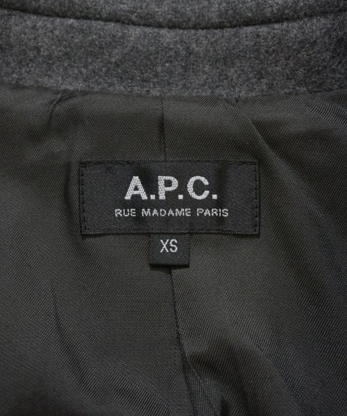 A.P.C.（アーペーセー）チェスターコート グレー サイズ:XS メンズ/2200688914011