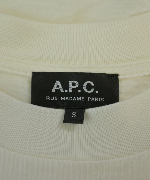 A.P.C.（アーペーセー）Tシャツ・カットソー 白 サイズ:S メンズ/2200690866254