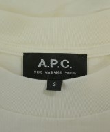 A.P.C.（アーペーセー）Tシャツ・カットソー 白 サイズ:S メンズ/2200690866254