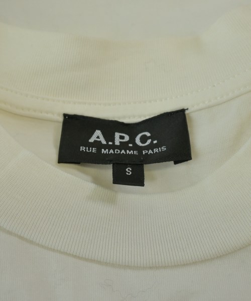 A.P.C.（アーペーセー）Tシャツ・カットソー 白 サイズ:S メンズ/2200690866261