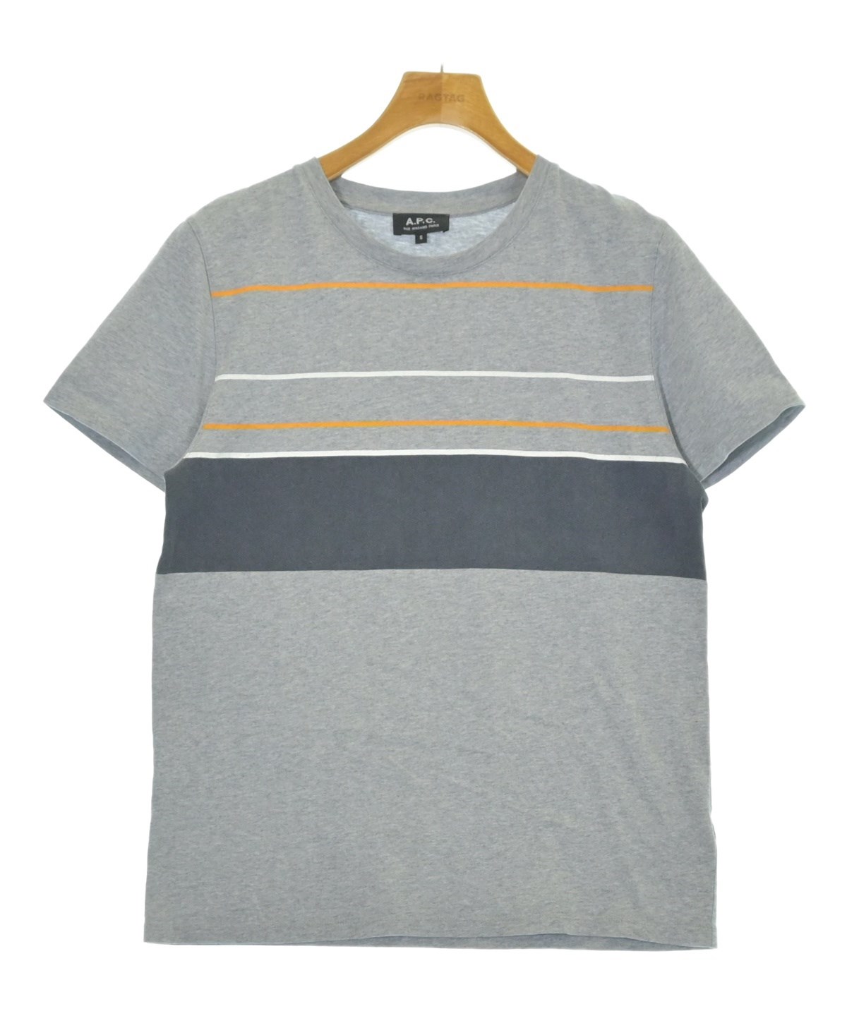 A.P.C.（アーペーセー）Tシャツ・カットソー グレー サイズ:S メンズ