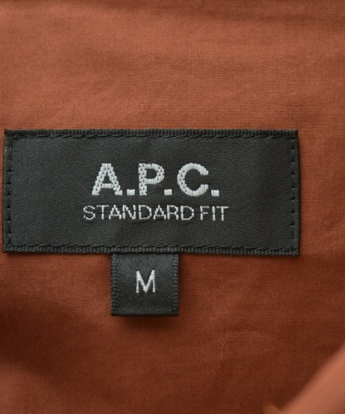 A.P.C.（アーペーセー）カジュアルシャツ 茶 サイズ:M メンズ/2200696152030
