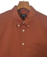 A.P.C.（アーペーセー）カジュアルシャツ 茶 サイズ:M メンズ/2200696152030