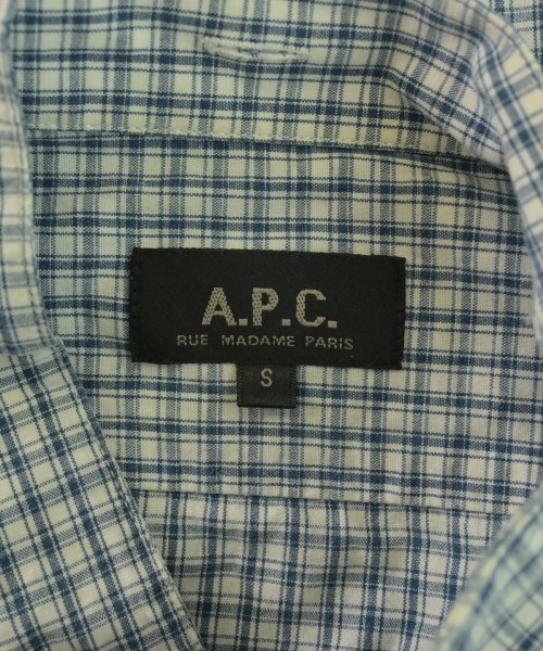 A.P.C.（アーペーセー）カジュアルシャツ 白 サイズ:S メンズ/2200690989014