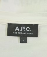 A.P.C.（アーペーセー）Tシャツ・カットソー 白 サイズ:L メンズ/2200697225016
