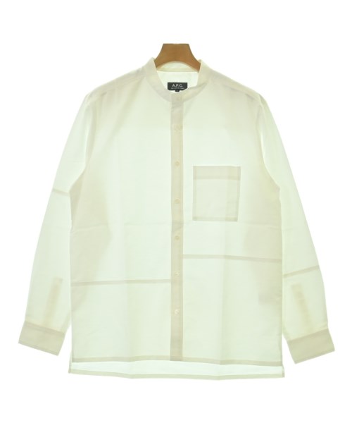 A.P.C.(アーペーセー)カジュアルシャツ 白 サイズ:M/2200697314031